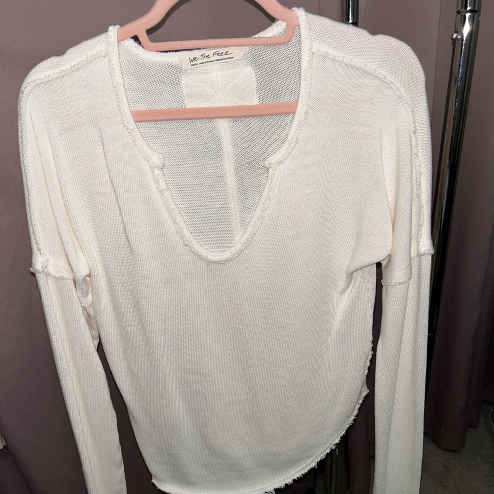 We the people slouchy sweater